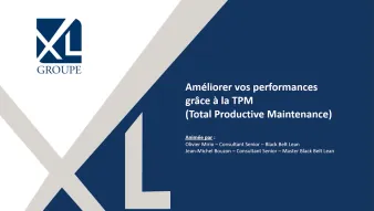 Améliorer vos performances grâce à la TPM